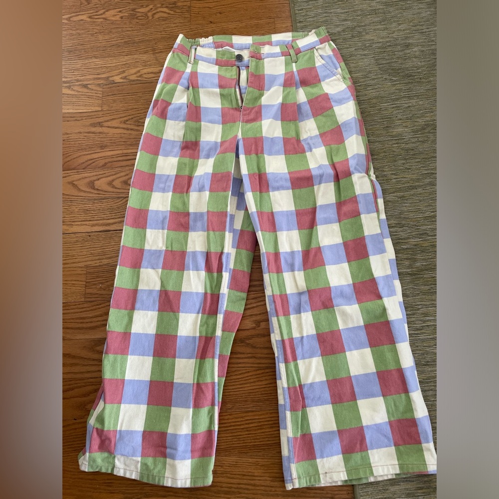 Lucy and Yak checkered pants
